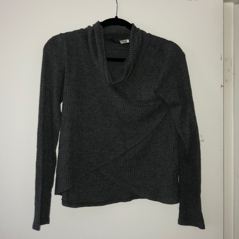 Paper Crane cowl neck, cross wrap top